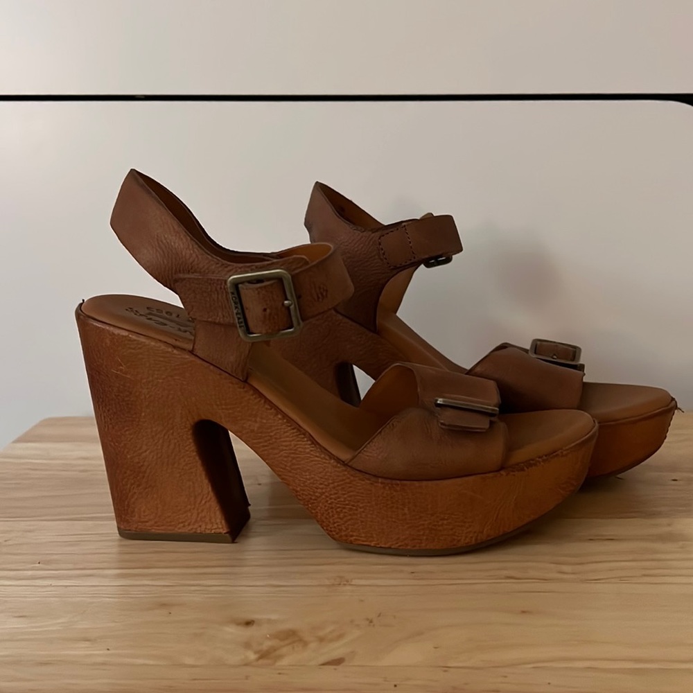 Kork-Ease Platform Wedge Shoes